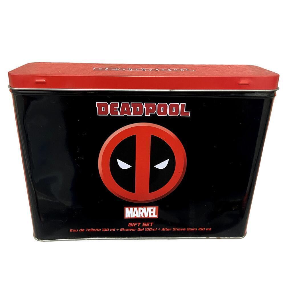 NWT Dpool By Marvel Set for Men Eau de Toillete+Shower Gel+After Shave